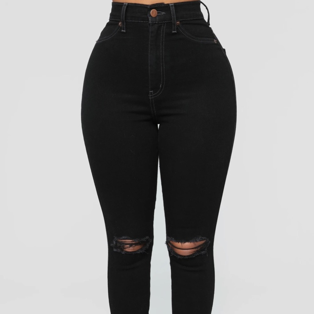 Black High Waisted Jeans